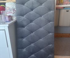 Velvet  headboard free