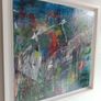 Large Original Abstract Painting of Cottages, Irish cottage original painting  Abstract Painting Image 7