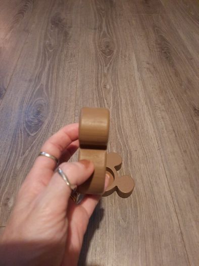 set of wooden disney candle holders