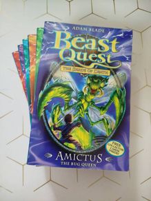 Beast Quest by Adam Blade book 25 to 30 - Series 5: The Shade of Death