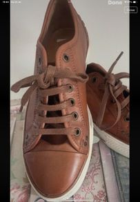 trainers  Carl scarpa tan leather trainers size 40