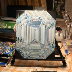 Original Oil Painting  - Diamond