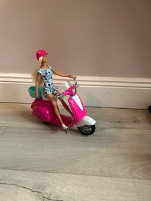 Barbie motorbike plus doll