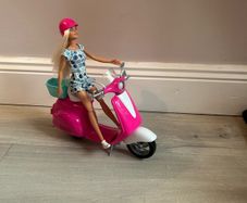 Barbie motorbike plus doll