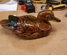 Duck ornament porcelain