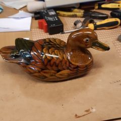 Duck ornament porcelain