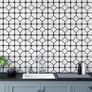 Sticky Back Plastic Self Adhesive Black and White Leaf Wallpaper 29X300cm Vinyl Wrap Stick Waterproof Film Roll for Kitchen Walls Cupboard Furniture Removable DIY Countertops Refurbished Stickers MULTIPLE SIZES AVAILABLE (FREE POSTAGE) Image 4