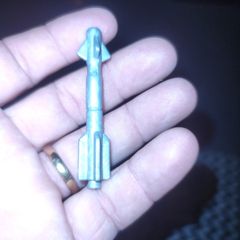 Vintage, Hasbro, GI JOE 1987 Cobra Pogo Ballistic Battle Ball Grey MISSILE- Part