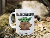 Father's Day Mug ( Yoda Best Dad Ever)