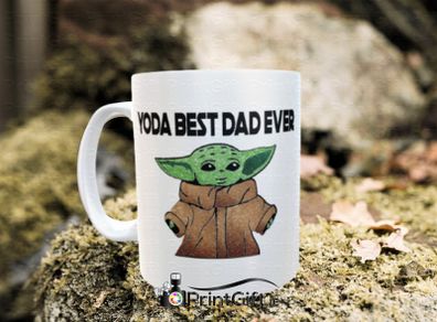 Father's Day Mug ( Yoda Best Dad Ever)