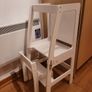Montessori tower with chair, black board Image 3