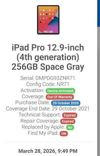 Apple Ipad Pro For Parts