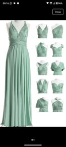 Wedding: 6 sage Green Multiway dress