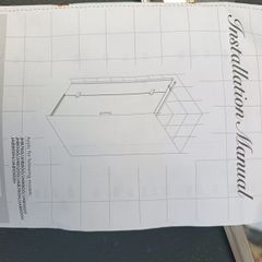 Glass/Chrome shower enclosure