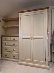 wardrobe and chest of Drawers nursery set