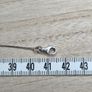 Sterling Silver 925 Cubic Zirconia Cluster Oval Pendant Necklace 4.9g Image 7