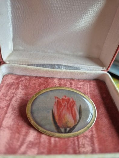 Vintage Tulip Brooch