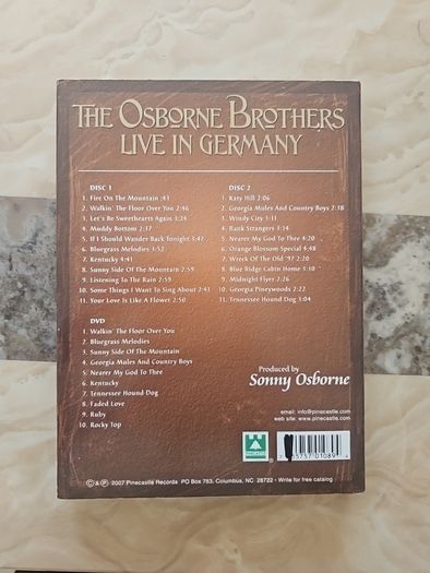 The Osborne Brothers 2CD + DVD Boxset  - Live In Germany