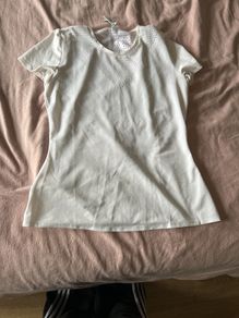 womens tshirt white addidas size 10-12