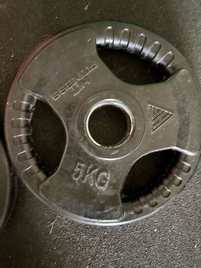 Hit Fitness Rubber Radial Olympic Weight Discs | 2 x 5kg