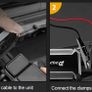 20000mAh 2500A Car Jump Starter 12V Dual USB Output LCD Image 9