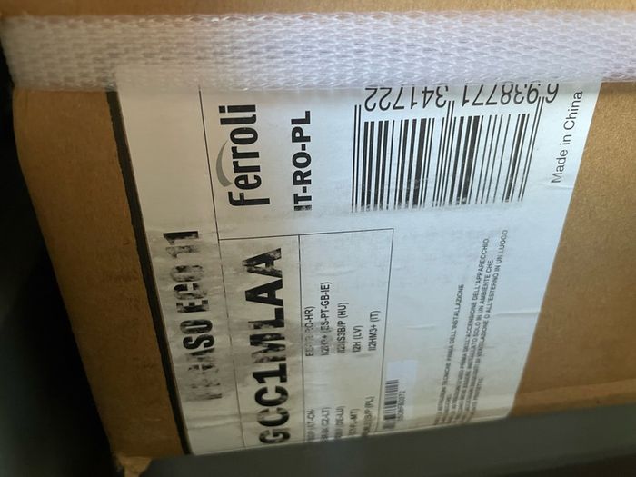 Ferolli water gas heater