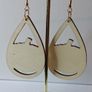 Halloween Scary Pumpkin Waterdrop Earrings Image 4