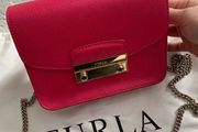 Furla crossbody bag dark pink