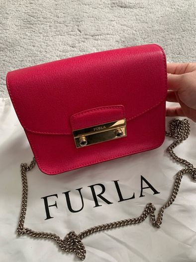 Furla crossbody bag dark pink