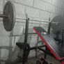 Rival weight bench with Olympic bar an 2 20kg plates Image 3