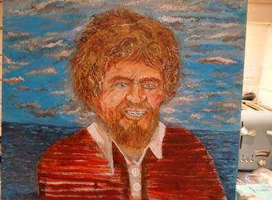 origional painting by arron wall sallynoggin