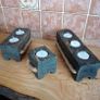 Handmade Reclaimed Wood Tealight Holders, Hard Wax Oil Set (+ 6 LED Lights) Image 5