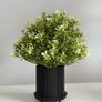 Minimalist Matte Black Ribbed Pot or Desk Organizer 3D Printed with Free Post Image 2