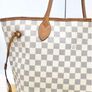 Louis Vuitton Neverfull Azure MM Authentic Image 3