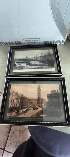 2 Framed Old Print  Of Northern Ireland