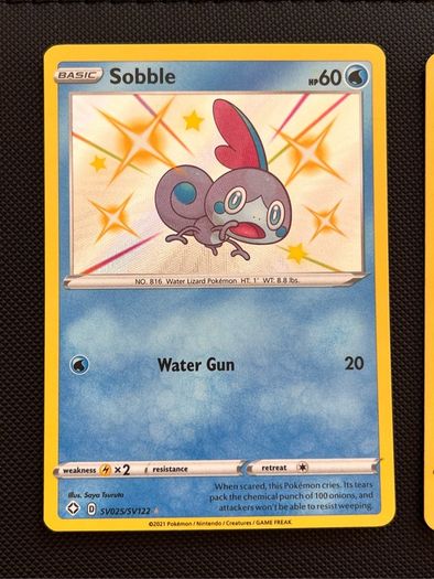 Pokemon Shiny Vault Set 7 Cards Charmander Riolu Ralts Sobble Shining Fates SV122 NM