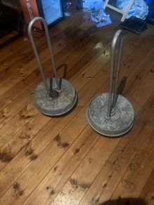 2 antique milk churn coolers