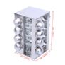 BRAND NEW 16pcs Rotating Jars Spice Rack Stainless Steel Seasoning Stand Holder Image 6