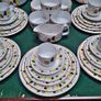 Large Arklow pottery Autumn leaves dinner set Image 10