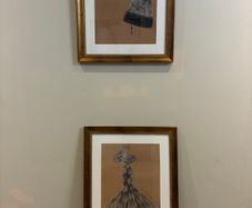 Framed Fashion Illustrations