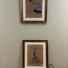 Framed Fashion Illustrations