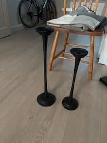 2 Pillar Candle Holders