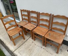 5 Wooden Chairs