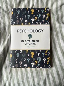 Psychology in bite-sized chunks book