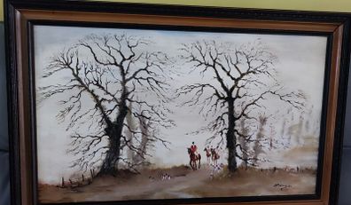 Painting fox hunt