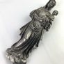 Vintage pewter Madonna and child wall hanging Image 3