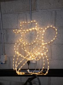 Large LED Santa rope light