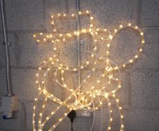 Large LED Santa rope light