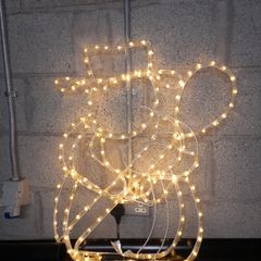 Large LED Santa rope light