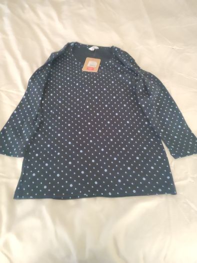 Ladies Cotton Traders Long Sleeved Cotton Top, size 12 (new with tag)